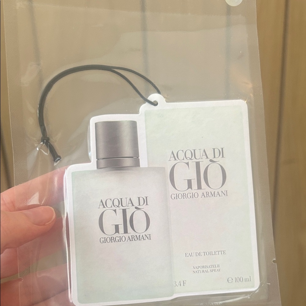 Giorgio Armani men’s car freshie
